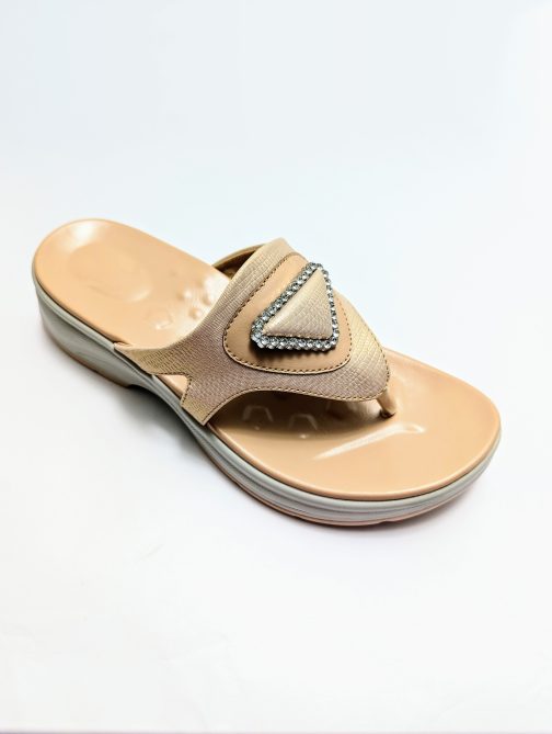 Beige Comfy Chappal